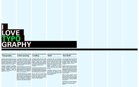 I Love Typography